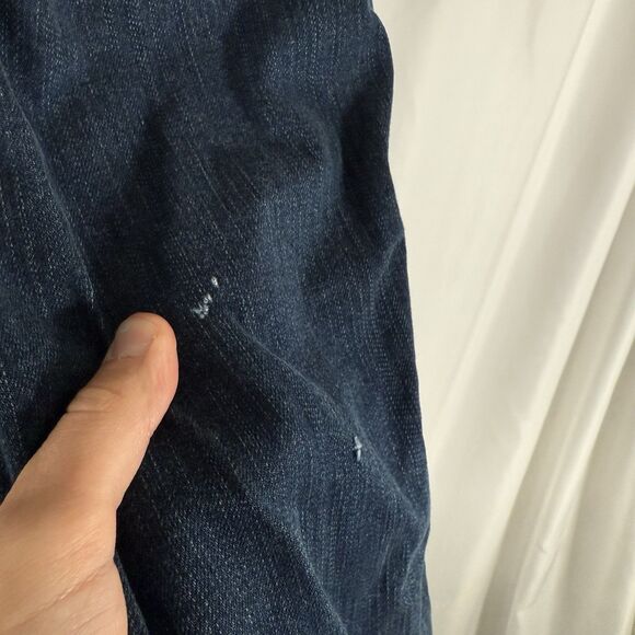 Trinity Ranch Jeans Womens 17 35x35 Dark Wash Blue Denim Bedazzled Cotton Blend - Picture 15 of 16